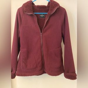 *SALE* Faded Glory soft Sherpa lined jacket- small